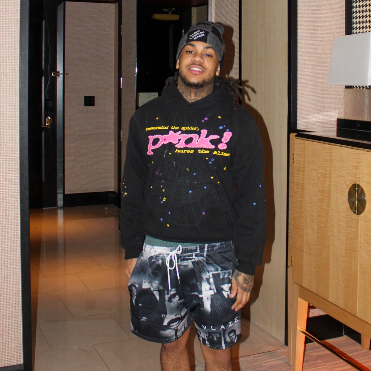 VLAZE "SCARFACE" MESH SHORTS