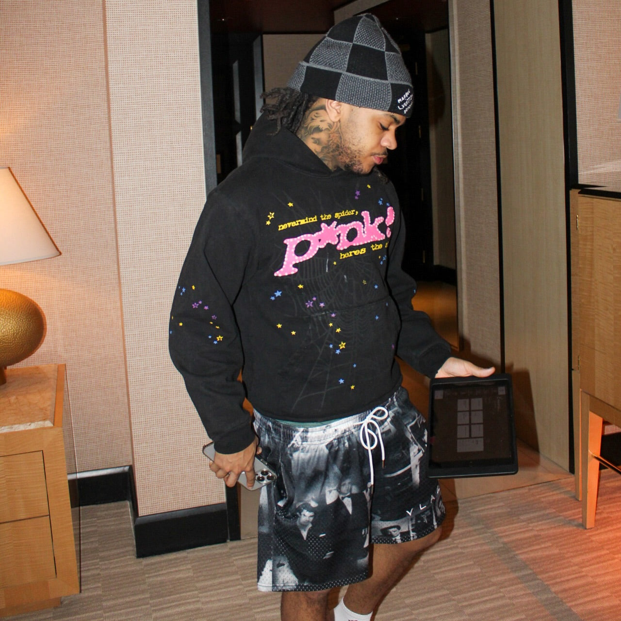 VLAZE "SCARFACE" MESH SHORTS